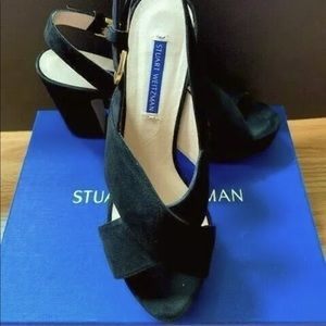 Stuart Weitzman women’s black sandal